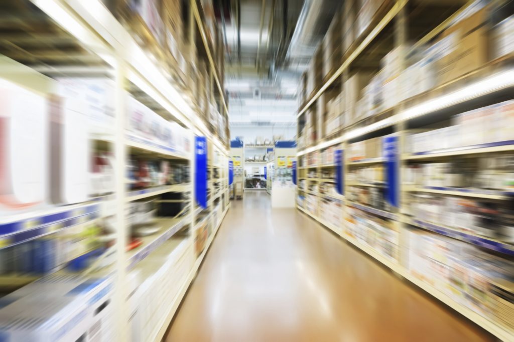 interior of a warehouse